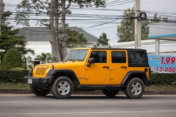 Chiangmai Thajsko Prosince 2018 Soukromé Jeep Auto Wrangler Sport Foto — Stock fotografie