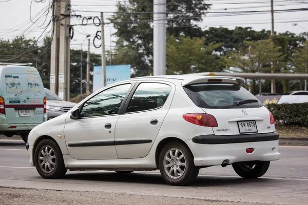 Chiangmai Thaïlande Décembre 2018 Voiture Privée Peugeot 206 Photo Sur — Photo