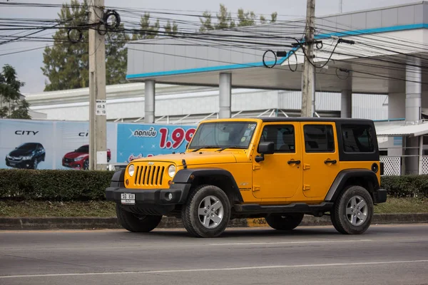 Chiangmai Thajsko Prosince 2018 Soukromé Jeep Auto Wrangler Sport Foto — Stock fotografie