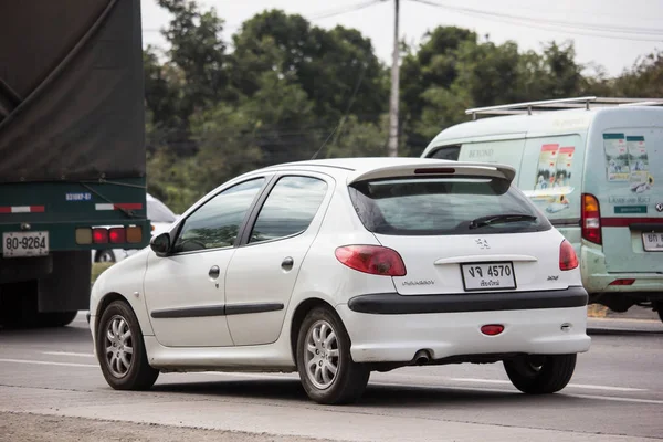 Chiangmai Thajsko Prosince 2018 Soukromý Vůz Peugeot 206 Foto Silnici — Stock fotografie