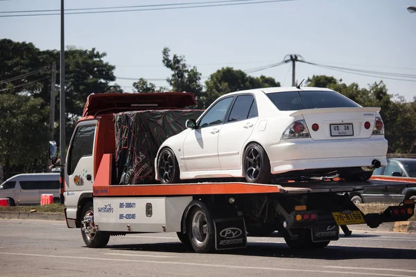 Chiangmai Thailand December 2018 Private Tow Truck Emergency Car Move — Stock Photo, Image