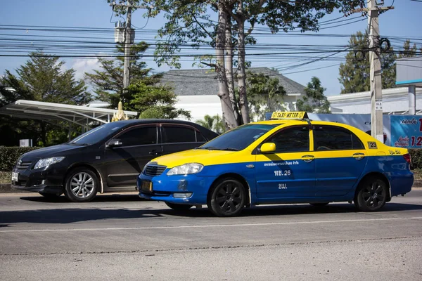 Chiangmai Tailandia Diciembre 2018 City Taxi Meter Chiangmai Toyota Car — Foto de Stock