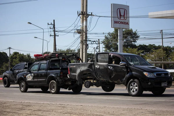 Chiangmai Thaïlande Décembre 2018 Camion Remorquage Privé Pour Mouvement Voiture — Photo