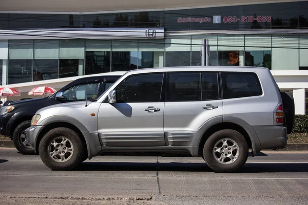 Chiangmai Tailandia Diciembre 2018 Suv Car Privado Mitsubishi Pajero Carretera — Foto de Stock