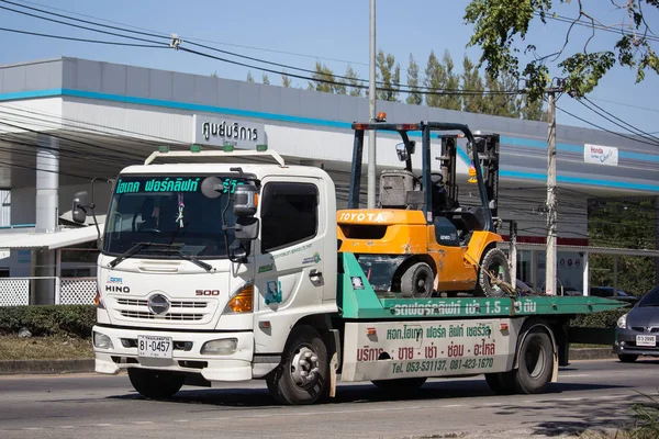 Chiangmai Tailândia Dezembro 2018 Caminhão Reboque Privado Para Movimentação Carros — Fotografia de Stock
