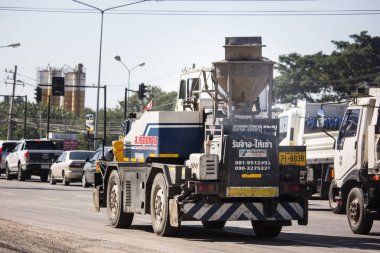 Chiangmai, Tayland - 25 Aralık 2018: Özel Tadano Vinç kamyon. Fotoğraf Road Hayır 121 hakkında 8 km şehir merkezine Chiangmai, Tayland.