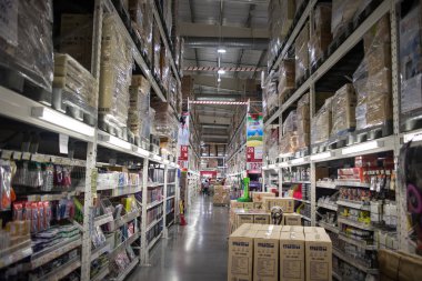 Chiangmai, Tayland - 3 Ocak 2019: Makro hipermarket Maerim Chiang mai. Yol chiangmai hangdong yol yaklaşık 3 km şehir konumunda.