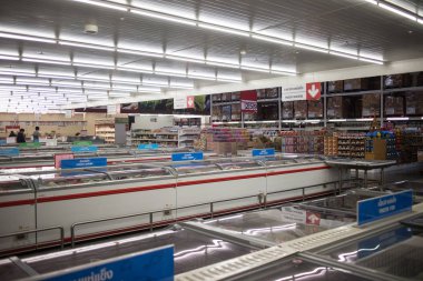 Chiangmai, Tayland - 3 Ocak 2019: Makro hipermarket Maerim Chiang mai. Yol chiangmai hangdong yol yaklaşık 3 km şehir konumunda.