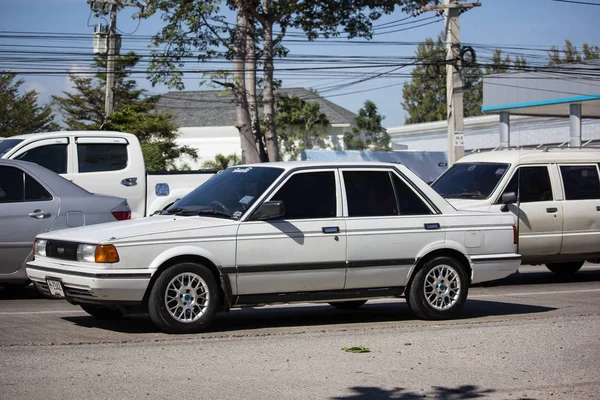 Chiangmai Tailândia Dezembro 2018 Private Old Car Nissan Sentra Estrada — Fotografia de Stock