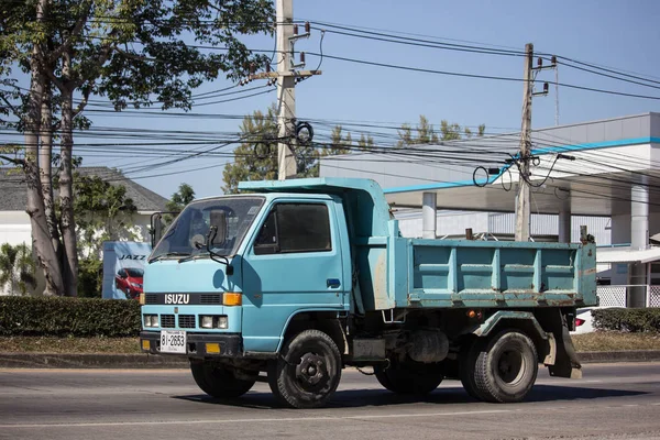 Chiangmai Tailandia Diciembre 2018 Camión Volquete Privado Isuzu Carretera 1001 — Foto de Stock