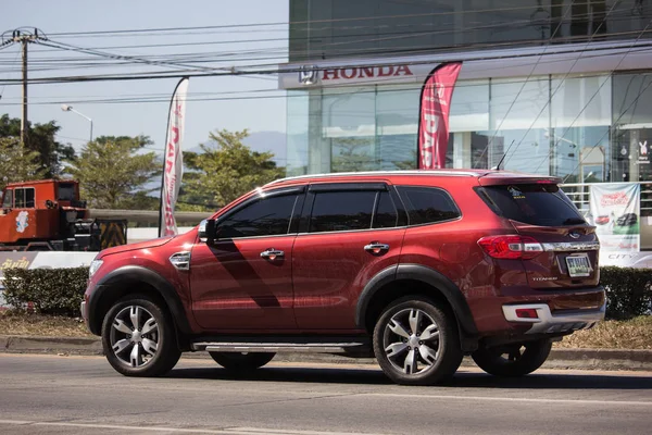 Чиангмай Таиланд Декабря 2018 Года Частный Внедорожник Ford Everest Дороге — стоковое фото