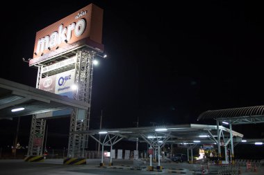 Chiangmai, Tayland - 11 Ocak 2019: Makro hipermarket Maerim Chiang mai. Yol chiangmai Maerim yol yaklaşık 3 km şehir konumunda.