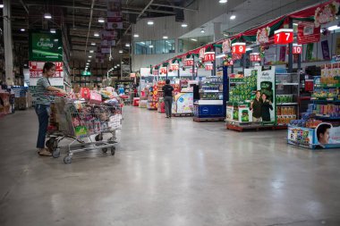 Chiangmai, Tayland - 13 Ocak 2019: Makro hipermarket Chiang mai. Yol chiangmai Lampang yol yaklaşık 3 km şehir konumunda.