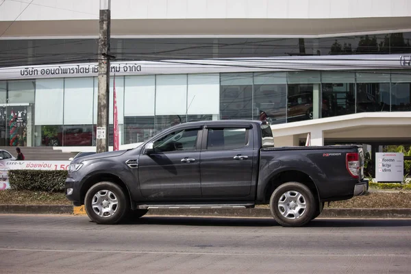 Chiangmai Tailândia Janeiro 2019 Private Pickup Car Ford Ranger Estrada — Fotografia de Stock