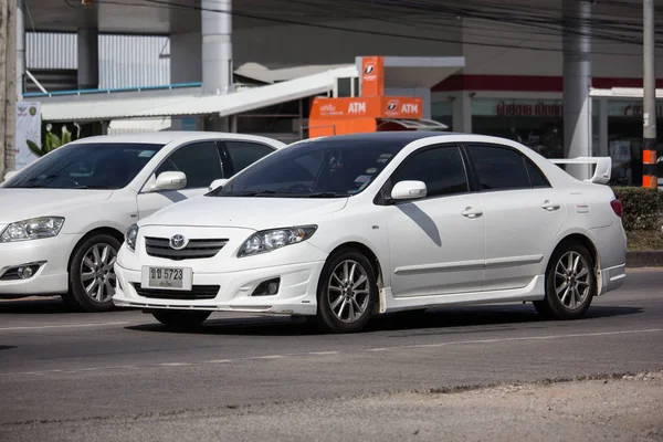 Chiangmai Thailand Januari 2019 Privat Bil Toyota Corolla Altis Vägen — Stockfoto