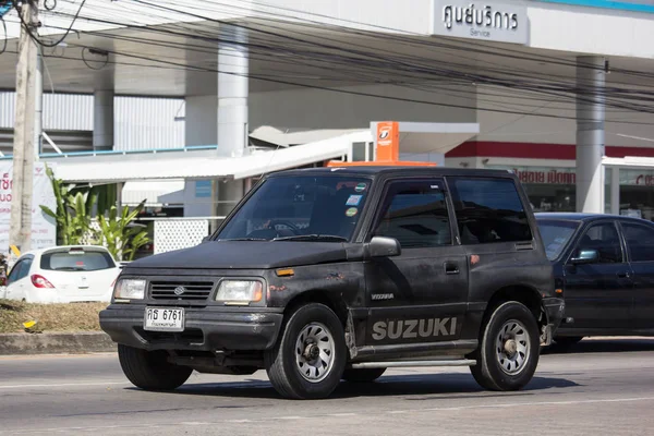 Чиангмай Таиланд Января 2019 Года Частный Автомобиль Mini Suv Suzuki — стоковое фото