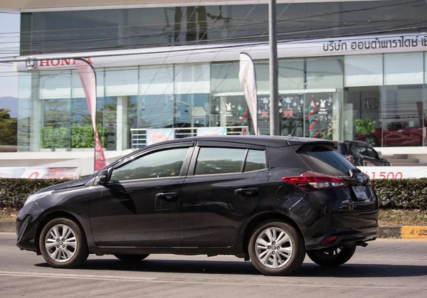 Chiangmai Tailândia Janeiro 2019 Carro Particular Toyota Yaris Hatchback Eco — Fotografia de Stock