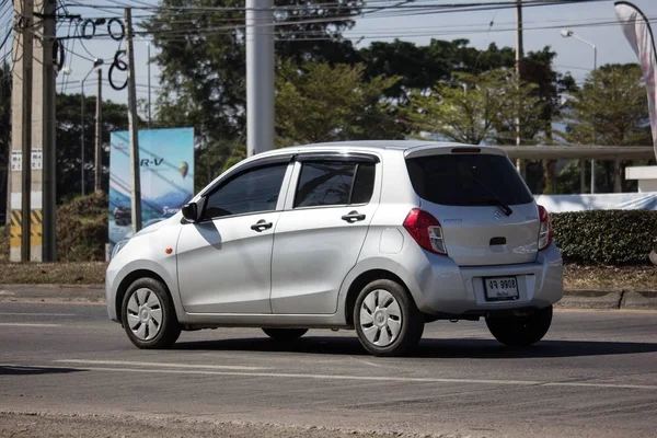 Chiangmai Tailandia Enero 2019 Coche Ecológico Privado Suzuki Celerio Foto — Foto de Stock