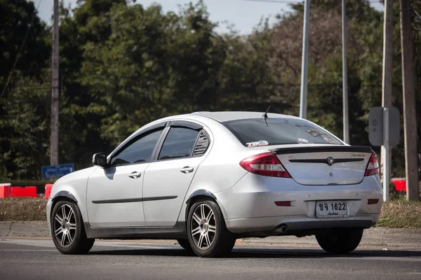 Chiangmai Tailandia Enero 2019 Coche Privado Protón Persona Foto Carretera — Foto de Stock