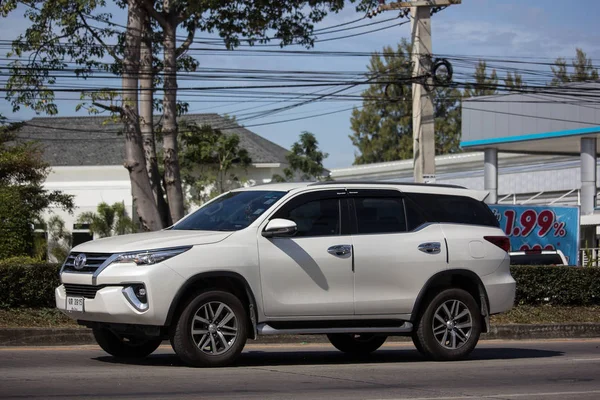 Chiangmai Tailandia Enero 2019 Toyota Fortuner Suv Car Privado Carretera — Foto de Stock