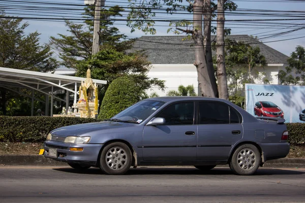 Chiangmai Thailand Januari 2019 Private Old Car Toyota Corolla Foto — Stockfoto