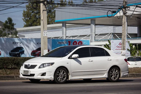 Chiangmai Tailandia Enero 2019 Coche Privado Toyota Corolla Altis Carretera — Foto de Stock