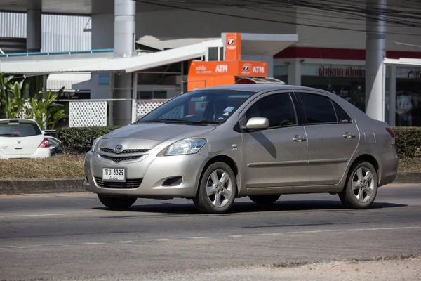 Chiangmai Thaïlande Janvier 2019 Voiture Particulière Berline Toyota Vios Sur — Photo