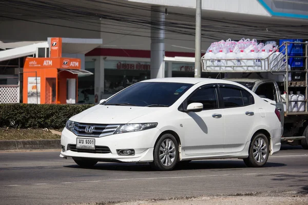 Chiangmai Tailândia Janeiro 2019 Private Honda City Compact Car Produzido — Fotografia de Stock