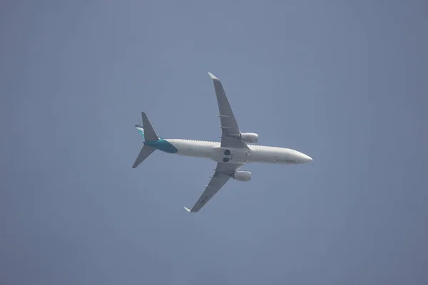 Chiangmai Tailândia Janeiro 2019 Mgl Boeing 737 800 Silkair Decolagem — Fotografia de Stock