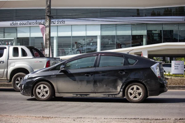 Chiangmai Tajlandia Stycznia 2019 Prywatny Samochód Toyota Prius Hybrid System — Zdjęcie stockowe