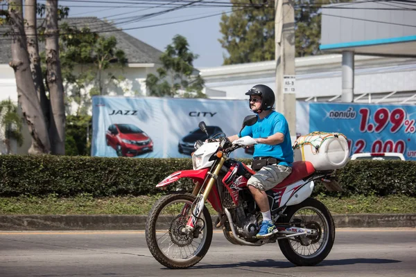 Чиангмай Таиланд Января 2019 Года Частный Гоночный Мотоцикл Honda Crf250 — стоковое фото