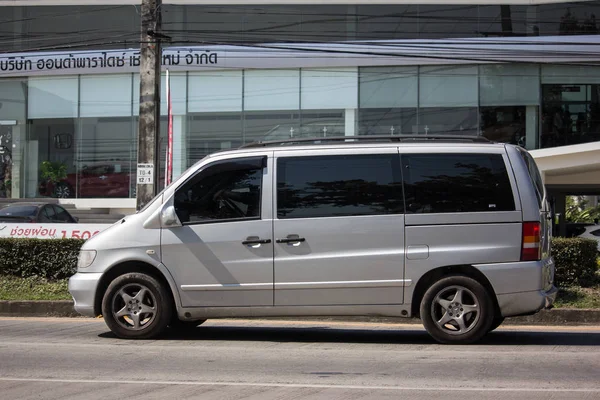 Chiangmai Tailândia Janeiro 2019 Private Benz Vito Van Foto Estrada — Fotografia de Stock