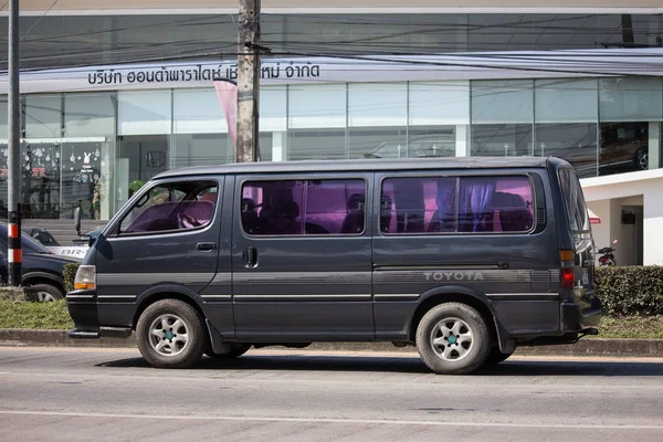 Chiangmai Tailândia Janeiro 2019 Private Toyota Hiace Old Van Car — Fotografia de Stock