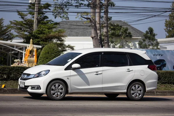 Chiangmai Thailand Januari 2019 Privat Honda Mobilio Van Foto Vägen — Stockfoto