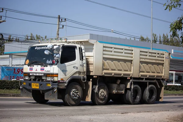 Chiangmai Thailand January 2019 Private Mitsubishi Fuso Dump Truck Photo — Stock Photo, Image