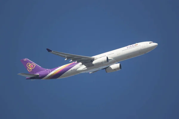 Chiangmai Thailand February 2019 Tet Airbus A330 300 Thai Airways — Stock Photo, Image