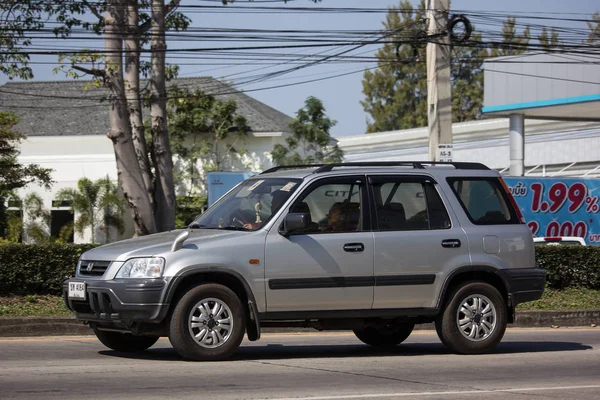 Chiangmai Thailand Januari 2019 Privat Bil Honda Crv Staden Suv — Stockfoto