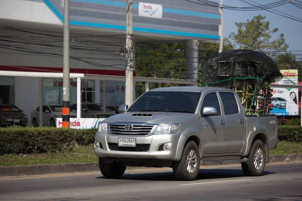 Chiangmai Tailandia Enero 2019 Camioneta Toyota Hilux Vigo Privada Carretera — Foto de Stock