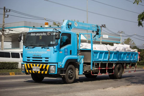泰国清迈 2019年1月22日 省水务局卡车 在距离清迈市8公里的1001号公路上 — 图库照片