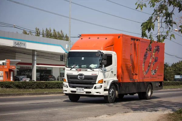 Chiangmai Tailandia Enero 2019 Camión Carga Hino Privado Foto Carretera —  Fotos de Stock