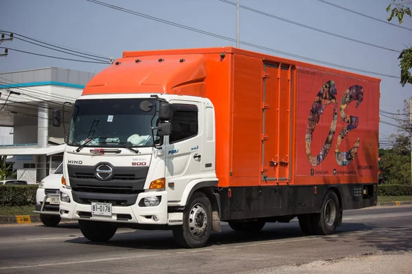 Chiangmai Tailandia Enero 2019 Camión Carga Hino Privado Foto Carretera —  Fotos de Stock