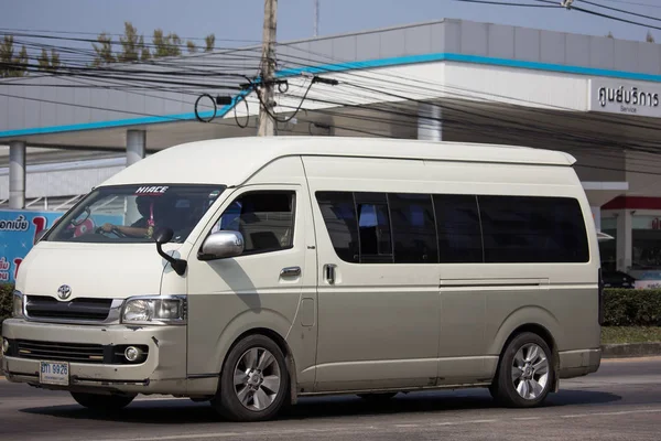 Chiangmai Thailand Januari 2019 Privat Toyota Commuter Van Foto Vägen — Stockfoto