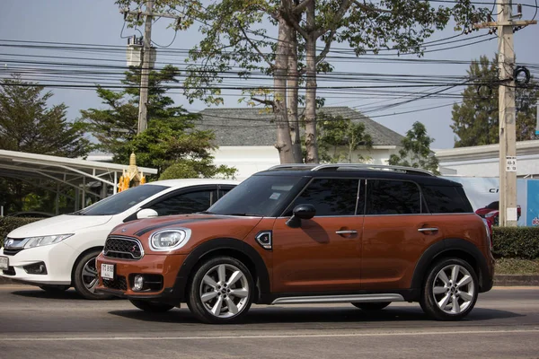 Chiangmai Tailandia Enero 2019 Coche Privado Mini Cooper Carretera 1001 — Foto de Stock