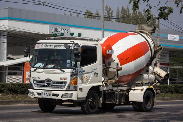 Chiangmai Tailandia Enero 2019 Camión Cemento Empresa Pps Concrete Carretera —  Fotos de Stock