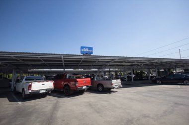 Chiangmai, Tayland - 10 Şubat 2019: Homepro süpermarket mağaza. Satış ürün ve bina inşaat. Sansai kentsel fringe chiangmai City konumda.