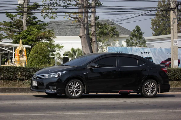 Chiangmai Tailândia Janeiro 2019 Carro Particular Toyota Corolla Altis Décima — Fotografia de Stock