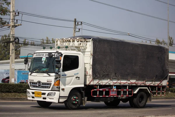 Chiangmai Thailand Januari 2019 Privé Hino Lading Vrachtwagen Foto Weg — Stockfoto