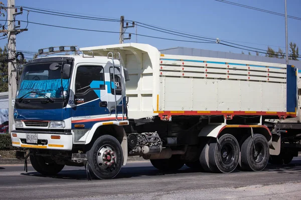 Chiangmai Tailândia Fevereiro 2019 Caminhão Basculante Piboon Concrete Estrada 1001 — Fotografia de Stock
