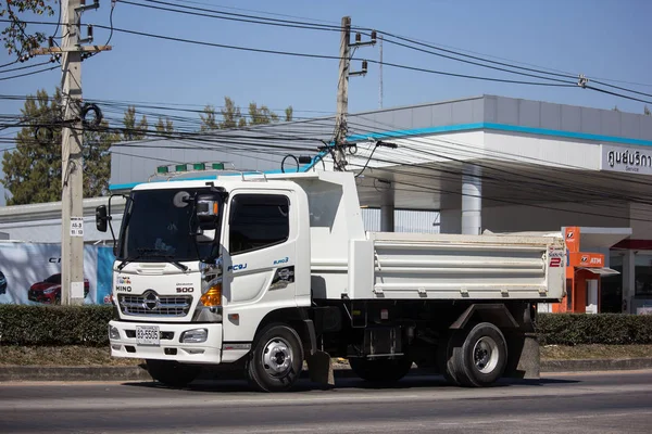 Chiangmai Tailândia Fevereiro 2019 Private Hino Dump Truck Estrada 1001 — Fotografia de Stock