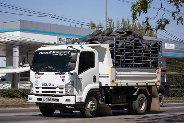 Chiangmai Tailândia Fevereiro 2019 Private Isuzu Dump Truck Estrada 1001 — Fotografia de Stock